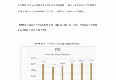 B体育官网解析：高尔夫运动的全球化发展趋势，高尔夫产业的发展趋势